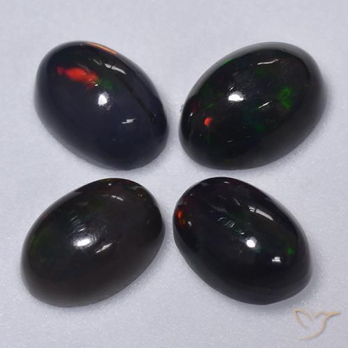 Shop natural 1.50ct マルチカラー ブラックオパール gems, 楕円形, from エチオピア at GemSelect. In stock, global shipping!