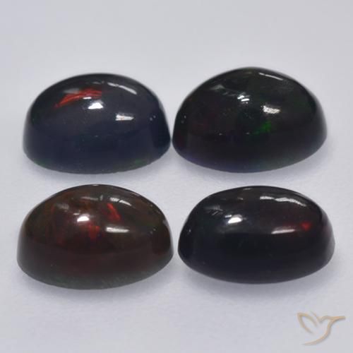 Shop natural 1.50ct マルチカラー ブラックオパール gems, 楕円形, from エチオピア at GemSelect. In stock, global shipping!