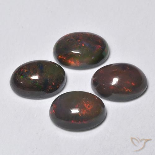 Shop natural 1.34ct マルチカラー ブラックオパール gems, 楕円形, from エチオピア at GemSelect. In stock, global shipping!