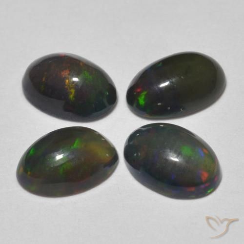 Shop natural 1.10ct マルチカラー ブラックオパール gems, 楕円形, from エチオピア at GemSelect. In stock, global shipping!