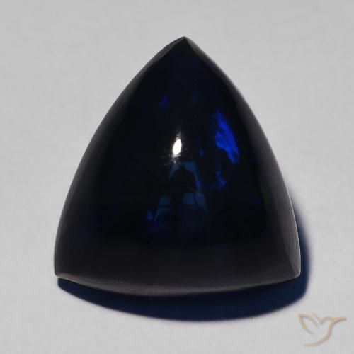 5.55ct 天然 マルチカラー ブラックオパール, トリリオン, オペーク