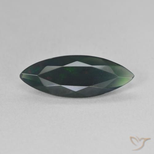 1.45ct 天然 マルチカラー ブラックオパール, マーキーズ, 半透明