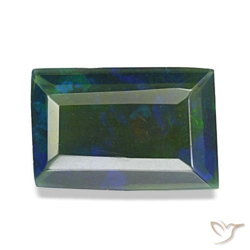 1.49ct マルチカラー ブラックオパール, バゲット, 半透明
