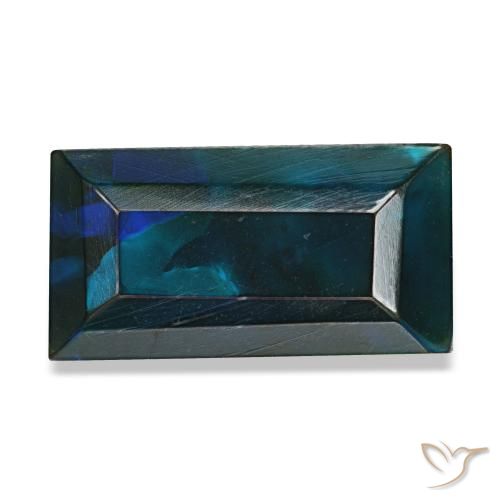 2.54ct マルチカラー ブラックオパール, バゲット, オペーク