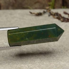 11.18カラットの天然マルチカラーブラッドストーン、ファンシーシェイプ、オペーク