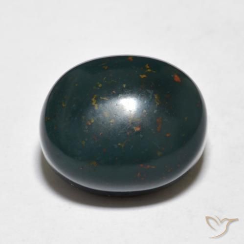 10.93ct 天然 マルチカラー ブラッドストーン, 楕円形, オペーク