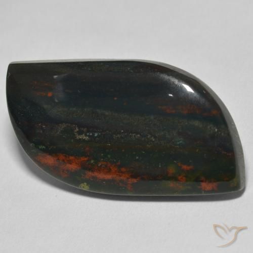 26.95ct 天然 緑と赤 ブラッドストーン, ファンシー, オペーク