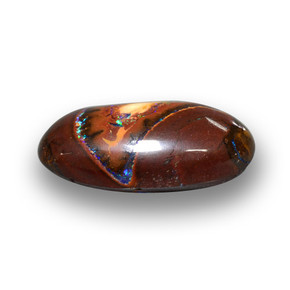 5.40カラットの天然マルチカラーボルダーオパール（15.7×8.8 mm・オーバルカット）