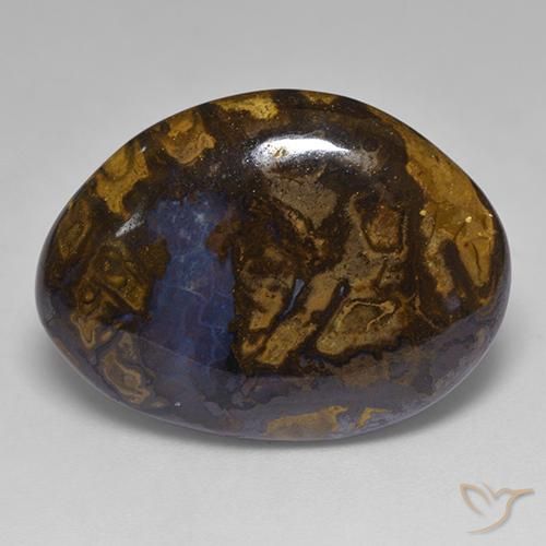 21.82ct 天然 マルチカラー ボルダーオパール, ファンシー, オペーク