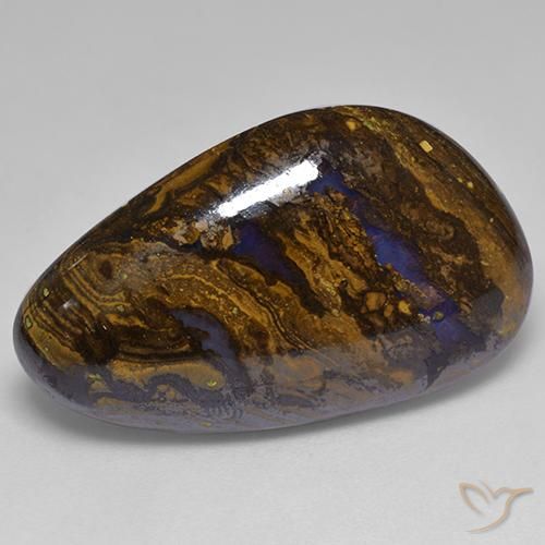 20.13ct 天然 マルチカラー ボルダーオパール, ファンシー, オペーク