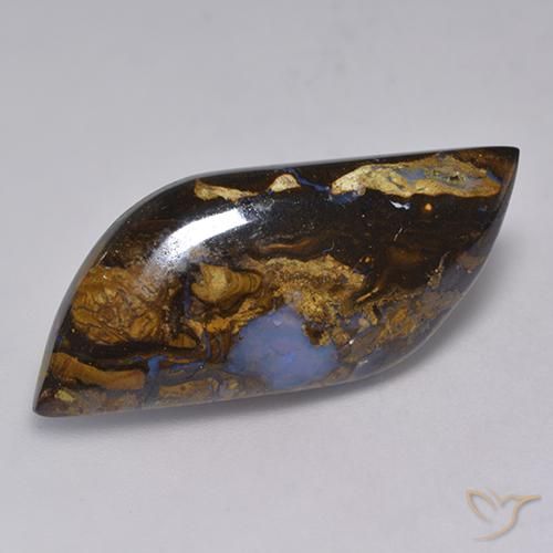 16.01ct 天然 マルチカラー ボルダーオパール, ファンシー, オペーク