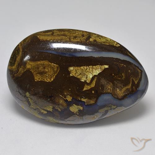 33.71ct 天然 マルチカラー ボルダーオパール, ファンシー, オペーク
