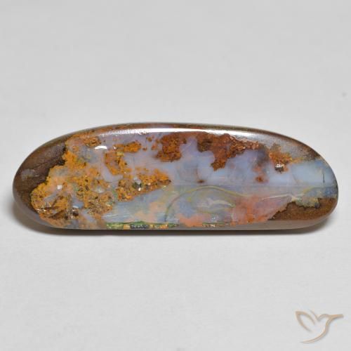 11.89ct 天然 マルチカラー ボルダーオパール, ファンシー, オペーク