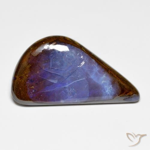 35.80ct 天然 マルチカラー ボルダーオパール, ファンシー, オペーク