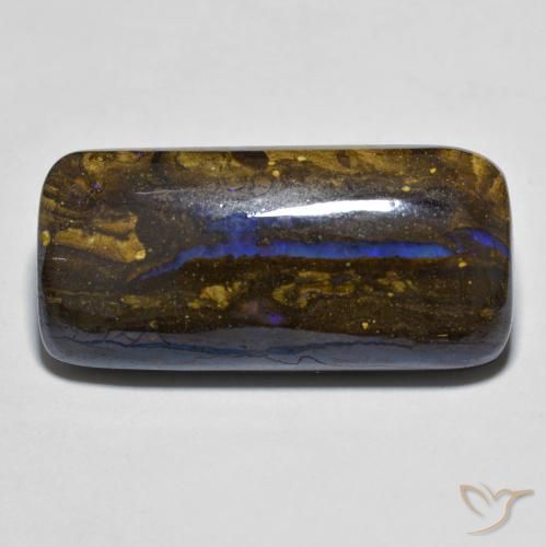14.28ct 天然 マルチカラー ボルダーオパール, クッション, オペーク