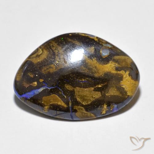 8.68ct 天然 マルチカラー ボルダーオパール, ファンシー, オペーク