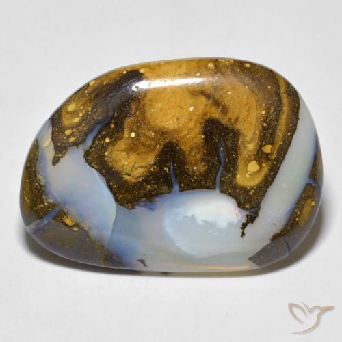 12.38ct 天然 マルチカラー ボルダーオパール, ファンシー, 半透明