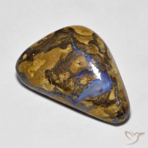 12.51ct 天然 マルチカラー ボルダーオパール, ファンシー, オペーク