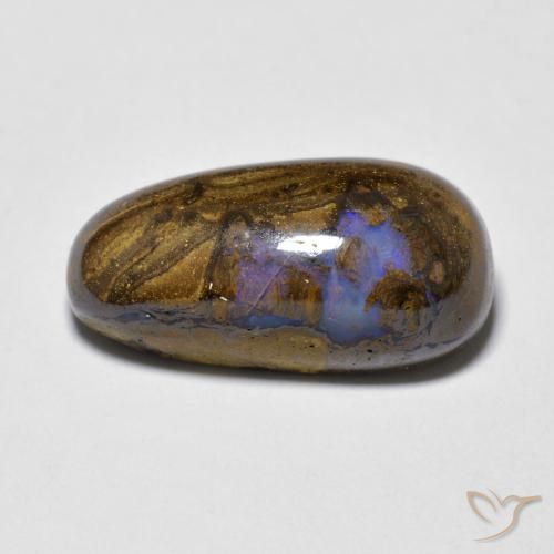 7.58ct 天然 マルチカラー ボルダーオパール, ファンシー, オペーク