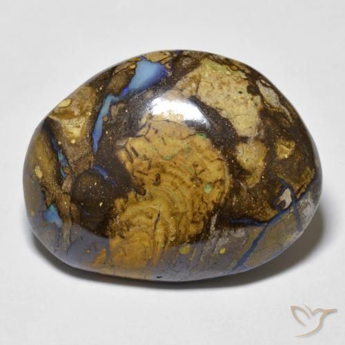 17.61ct 天然 マルチカラー ボルダーオパール, ファンシー, オペーク