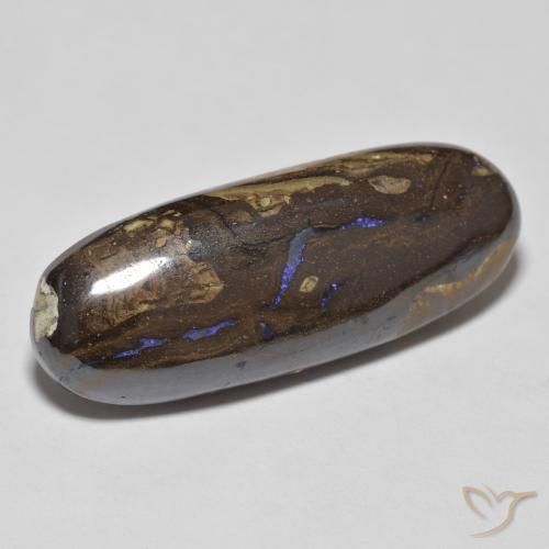 20.61ct 天然 マルチカラー ボルダーオパール, 楕円形, オペーク