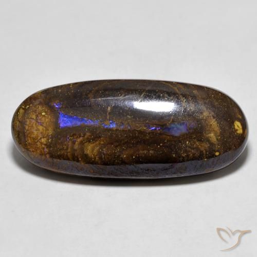 14.55ct 天然 マルチカラー ボルダーオパール, 楕円形, オペーク