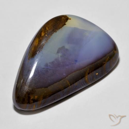 25.02ct 天然 マルチカラー ボルダーオパール, ファンシー, オペーク