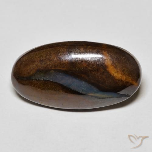 12.95ct 天然 マルチカラー ボルダーオパール, 楕円形, オペーク