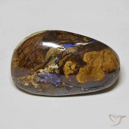 17.63ct 天然 マルチカラー ボルダーオパール, ファンシー, オペーク