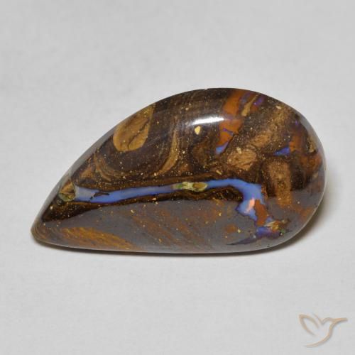 8.10ct 天然 マルチカラー ボルダーオパール, ファンシー, オペーク
