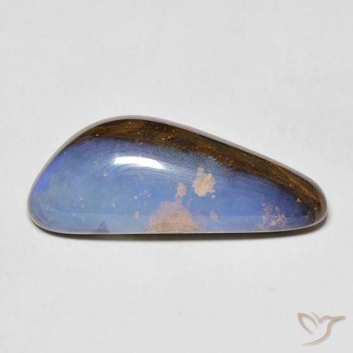 9.45ct 天然 マルチカラー ボルダーオパール, ファンシー, オペーク
