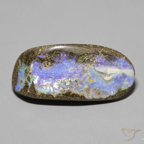 27.72ct 天然 マルチカラー ボルダーオパール, ファンシー, オペーク
