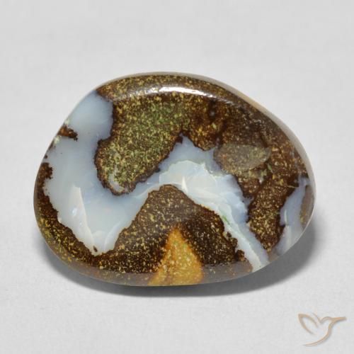 8.60ct 天然 マルチカラー ボルダーオパール, ファンシー, オペーク
