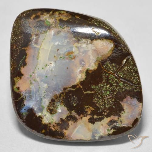 10.68ct 天然 マルチカラー ボルダーオパール, ファンシー, オペーク