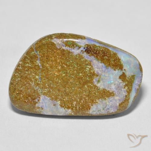 10.71ct 天然 マルチカラー ボルダーオパール, ファンシー, オペーク