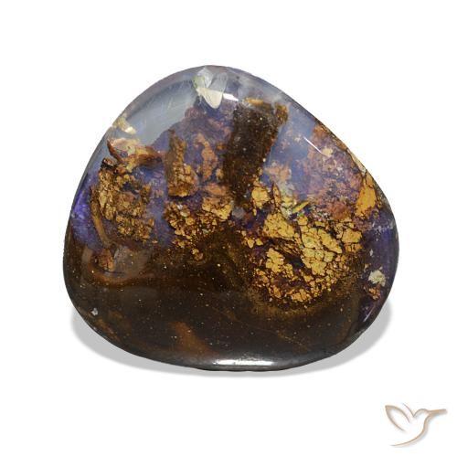 3.70ct マルチカラー ボルダーオパール, ファンシー, オペーク