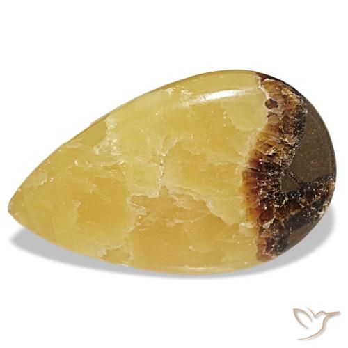 83.52ct マルチカラー カルサイト, 洋梨の形, オペーク