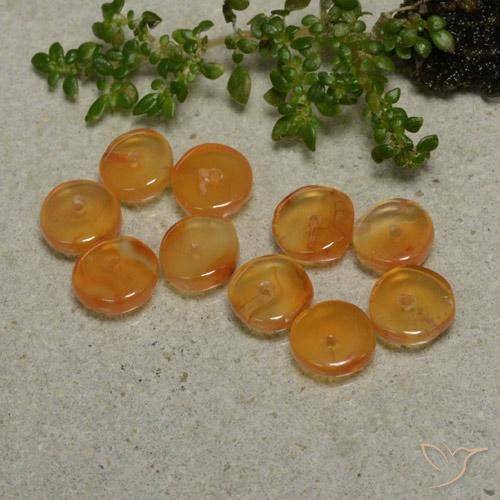 Shop natural 6.42ct ミディアムオレンジ カーネリアン gems, ファンシー, from インド at GemSelect. In stock, global shipping!
