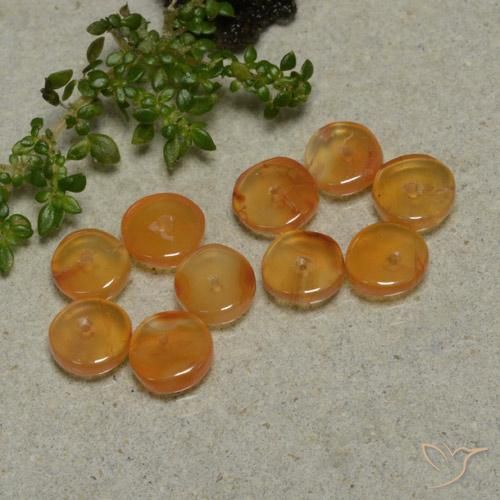 Shop natural 6.42ct ミディアムオレンジ カーネリアン gems, ファンシー, from インド at GemSelect. In stock, global shipping!