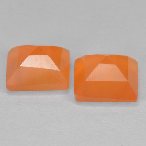 自然派の商品を探す 1.28ct ディープオレンジ カーネリアン 宝石, 四角形, ブラジル からGemSelectで. 在庫あり、世界各国へ発送!