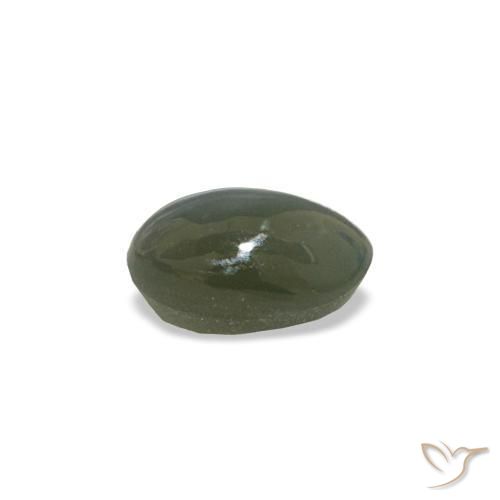 0.50カラットの天然ミディアムグレーCat's Eye Alexandrite（5.3×3.5 mm・オーバルカット）