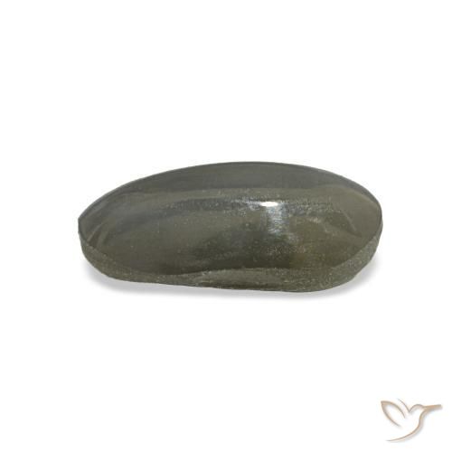 1.01カラットの天然ミディアムグレーCat's Eye Alexandrite（7.8×4.3 mm・オーバルカット）