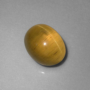 1.77カラットの天然ゴールドグリーンキャッツアイアパタイト、透明、透明/半透明