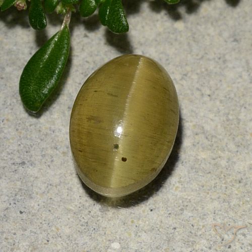 天然アパタイト特大 キャッシュアイ 28CT ルース 7088