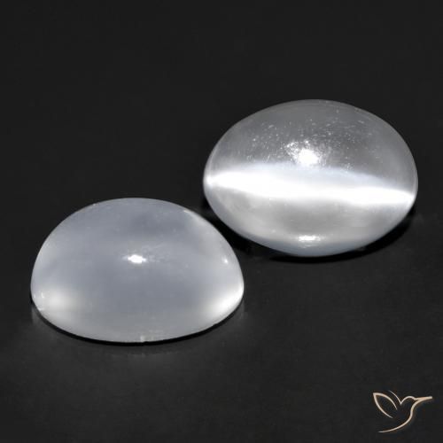 Shop natural 1.69ct クリアホワイト キャッツアイムーンストーン gems, 楕円形, from インド at GemSelect. In stock, global shipping!