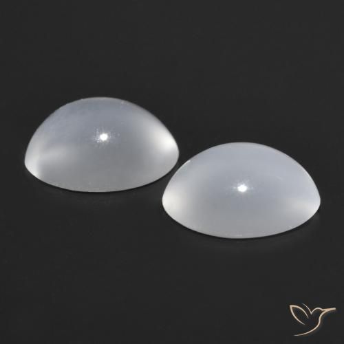 Shop natural 1.55ct ホワイト キャッツアイムーンストーン gems, 楕円形, from インド at GemSelect. In stock, global shipping!