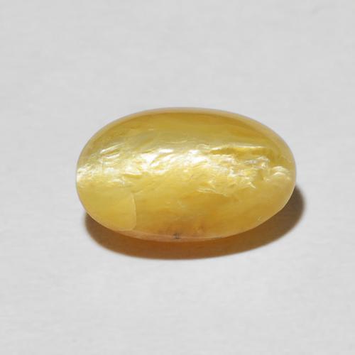 2.61ct 天然 ゴールドオレンジ キャッツアイオパール, 楕円形, オペーク