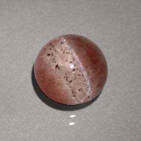 2.23カラットの天然ブラウンCat's Eye Scapolite（7.48 mm・透明）