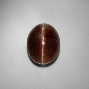 8.31カラットの天然ブラウンCat's Eye Scapolite（13.4×10.3 mm・オーバルカット）