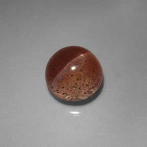 2.31カラットの天然ブラウンCat's Eye Scapolite（7.5×7.3 mm・透明）
